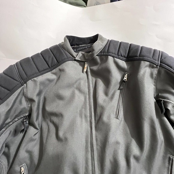 Power Trip Motorcycle 3XL Polyester Jacket Armored Padded Back Elbows Black - Picture 6 of 12
